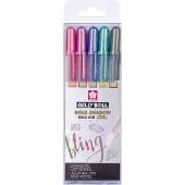 Sakura Gelschrijver Gelly Roll Gold Shadow set à 5 kleuren