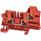 Weidmuller 2872010000 Doorgangsserieklem Steekklem Rood 50 stuk(s)