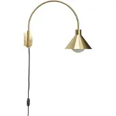 Hubsch Wandlamp - messing