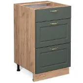 Vicco Fame-Line Keukenonderkast – 50 cm zonder werkblad Groen-Goud Landhuis