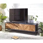 DELIFE Tv-meubel Famke 145 cm mango teak 3 deuren