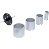 Bgs Tegelboorset 33 - 73 mm 6 st. (33, 53, 67, 73 mm)