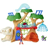 Spidey and his Amazing Friends Spidey en zijjn geweldige vrienden Figuren Dino-Webs bosbasis