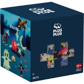 Plus plus Glow in the dark 600 delige bouwset - 3974 - Bouwspeelgoed - Constructiespeelgoed - Set met bouwstenen - Vanaf 5 jaar