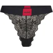 HUGO String robijnrood / zwart