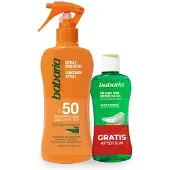 Babaria Sunscreen Spray SPF 50 & After Sunbathing Balm Set