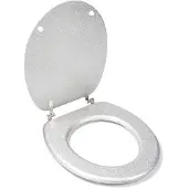 Bathroom Solutions Wc-bril | (18 inch, MDF, Zilver)