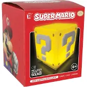 Paladone Super Mario Mini Vraagblok Lamp - Iconische LED Sfeerlamp met Geluid - Perfect voor Slaapkamers en Gamekamers