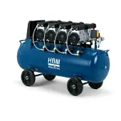 HBM stille compressor, 4PK, 120 liter