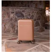 Suitsuit Handbagage koffer 55x35x20 - Handbagage trolley - Lichtgewicht koffer - Reiskoffer - Veilig TSA cijferslot - Fab Seventies koffer Italian Clay - Rood