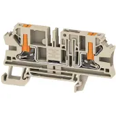 Weidmuller 2898760000 Scheidings- en meetserieklem Steekaansluiting Beige 50 stuk(s)