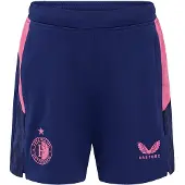 Castore Feyenoord Trainingsbroekje 2025-2026 Kids Donkerblauw Roze