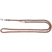 Trixie hondenriem cavo verstelbaar roest/grafiet grijs 200x1,2 cm