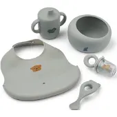 Liewood Mileah baby eetset Dove blue