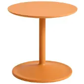 Muuto Soft Side Tafel Orange Laminate|Orange | Ø 41 H: 40 CM | Ø 16.1" H: 15.7"