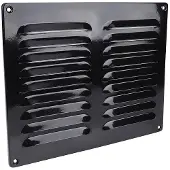 Starx Schoepenrooster | | 25 x 20 cm (Aluminium, Zwart)