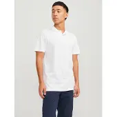 Jack & Jones Shirt 'JJEBasic' rood / wit