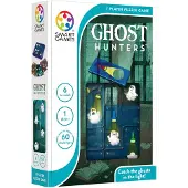 SmartGames Ghost Hunters - Compact Logisch Denkspel - 60 Educatieve Spokenjager Uitdagingen - Reisspel & Solospel - Vanaf 6 Jaar