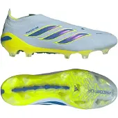 Adidas Predator Elite Veterloze Gras Voetbalschoenen (FG) Lichtblauw Blauw Geel
