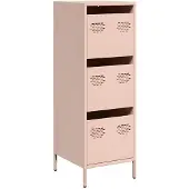 vidaXL Hoge kast 39x35x103,5 cm staal zwart
