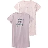 Buffalo Nachthemd Pyjama met bloemenprint (2-delig, Set van 2)