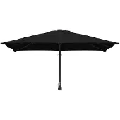 vidaXL Tuinparasol Zwart 248,5 x 247,5 x 160 cm Polyester en Staal