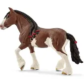 Schleich FARM WORLD - Clydesdale merrie - speelfiguur - Kinderspeelgoed voor Jongens en Meisjes - 3 tot 8 jaar - 13809