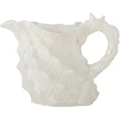 Bloomingville Shellie Jug - Waterkaraffen & waterkannen Steengoed White - 82072684