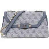 GUESS schoudertas handtas Lindsey Convertible Xbody Flap Slate Logo blauwgrijs