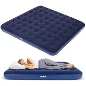 Rebel ACTIVE - Luchtbed - Opblaasbare tweepersoonsmatras - afmetingen 203x183x22 cm, RBA-5001-XXL