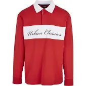 Urban Classics Shirt rood / zwart / wit