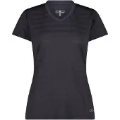 CMP T-shirt met horizontale mesh-details dames