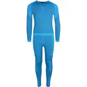TROLLKIDS - Kid's Hemsedal Baselayer Set - Synthetisch ondergoed 116, blauw