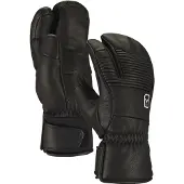 Ortovox - Full Leather 3 Finger Glove - Handschoenen XS, zwart