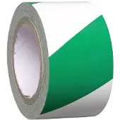Moravia tape - groen wit - zelfklevend - 33 m 75 mm