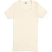 Engel - Women's Unterhemd S/S - Merino-ondergoed 38/40, wit/grijs