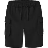 Name it KIDS sweatshort zwart Korte broek Jongens Katoen Effen - maat 128