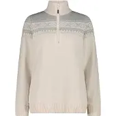 CMP Pull 1/2 zip in brei vrouw | Maat 2XL