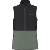 Vaude - Yaras Vest - Fietsbodywarmer S, zwart/olijfgroen
