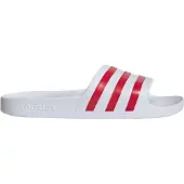 Adidas Muiltjes 'ADILETTE AQUA' donkerrood / wit