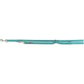 Trixie hondenriem premium verstelbaar aqua blauw 200x1,5 cm