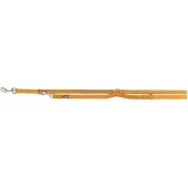 Trixie hondenriem premium verstelbaar curry geel 200x1,5 cm