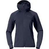Bergans - Women's Rabot Merino Tech Midlayer Hoodie - Merinohoodie L, blauw