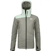 Ortovox - Women's Swisswool Zinal Jacket - Isolatiejack M, grijs