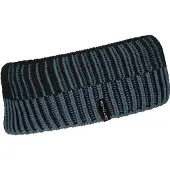Ortovox - Women's Deep Knit Headband - Hoofdband 50-56 cm, blauw/zwart