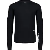 Mons Royale - Temple Merino Long Sleeve - Merino-ondergoed M, zwart