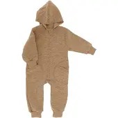 Engel - Baby-Overall mit Kapuze und Reißverschluss - Overall 74/80, beige