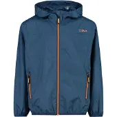 CMP KID Regenjas met capuchon, kleur bluesteel (M951), maat 104