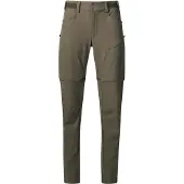 Bergans - Women's Convertible Zip-Off Softshell Pants - Afritsbroek 40, bruin