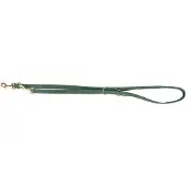 Trixie hondenriem pure verstelbaar leer saliegroen S-m 200x1,5 cm